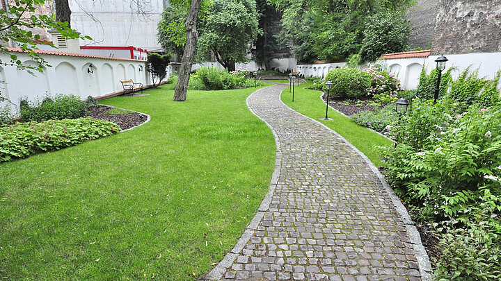 Zdjęcie alejki ogrodowej